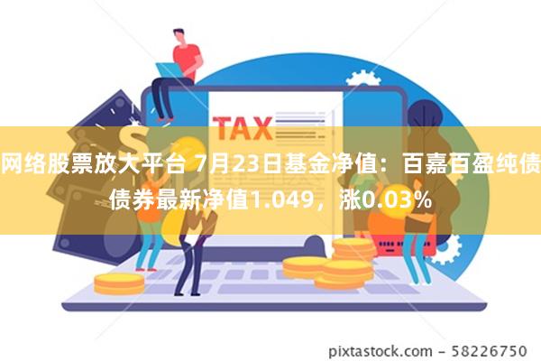 网络股票放大平台 7月23日基金净值：百嘉百盈纯债债券最新净值1.049，涨0.03%